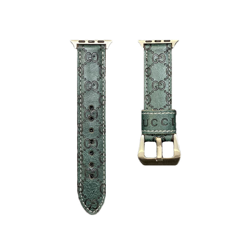 GG Watch Band Leather Black-SW24422