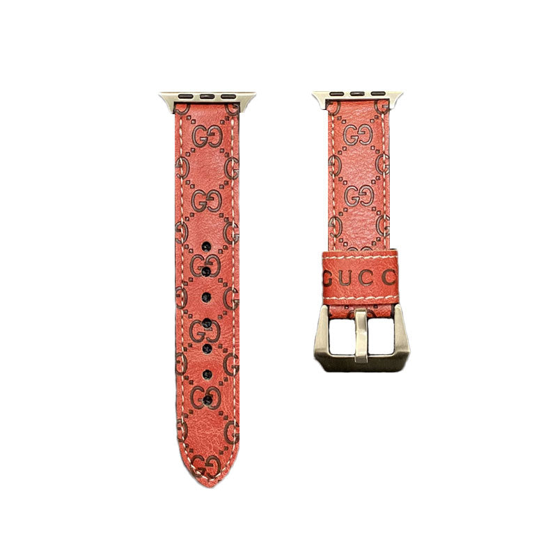 GG Watch Band Leather Black-SW24422