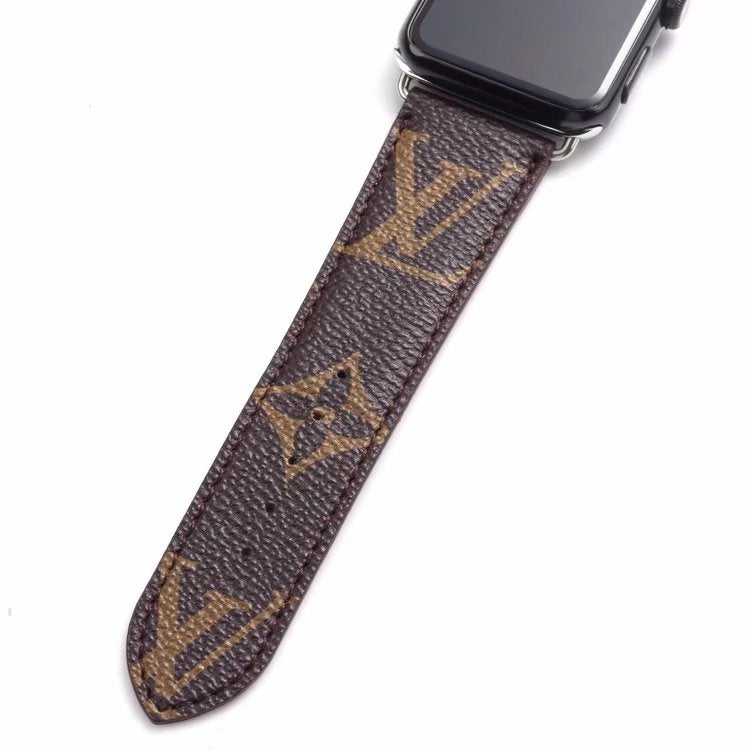 BROWN MONOGRAM LEATHER