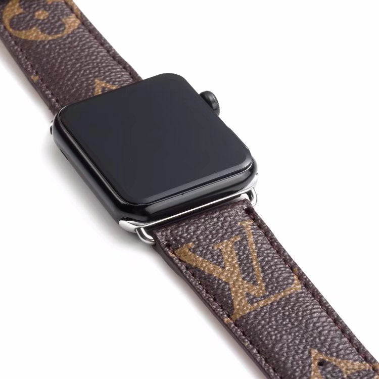 BROWN MONOGRAM LEATHER