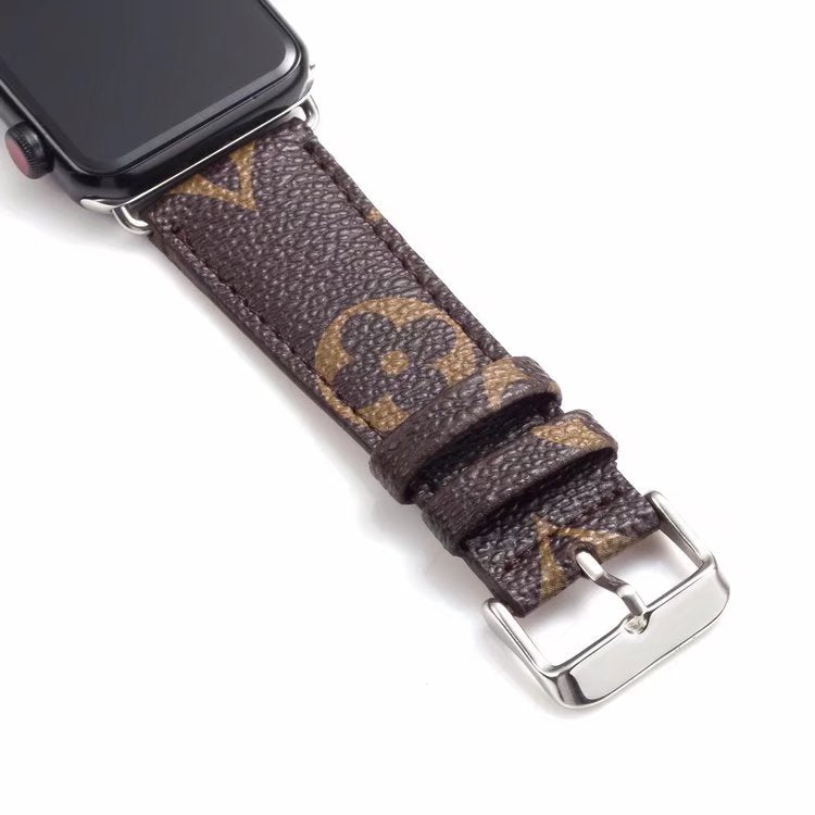 BROWN MONOGRAM LEATHER