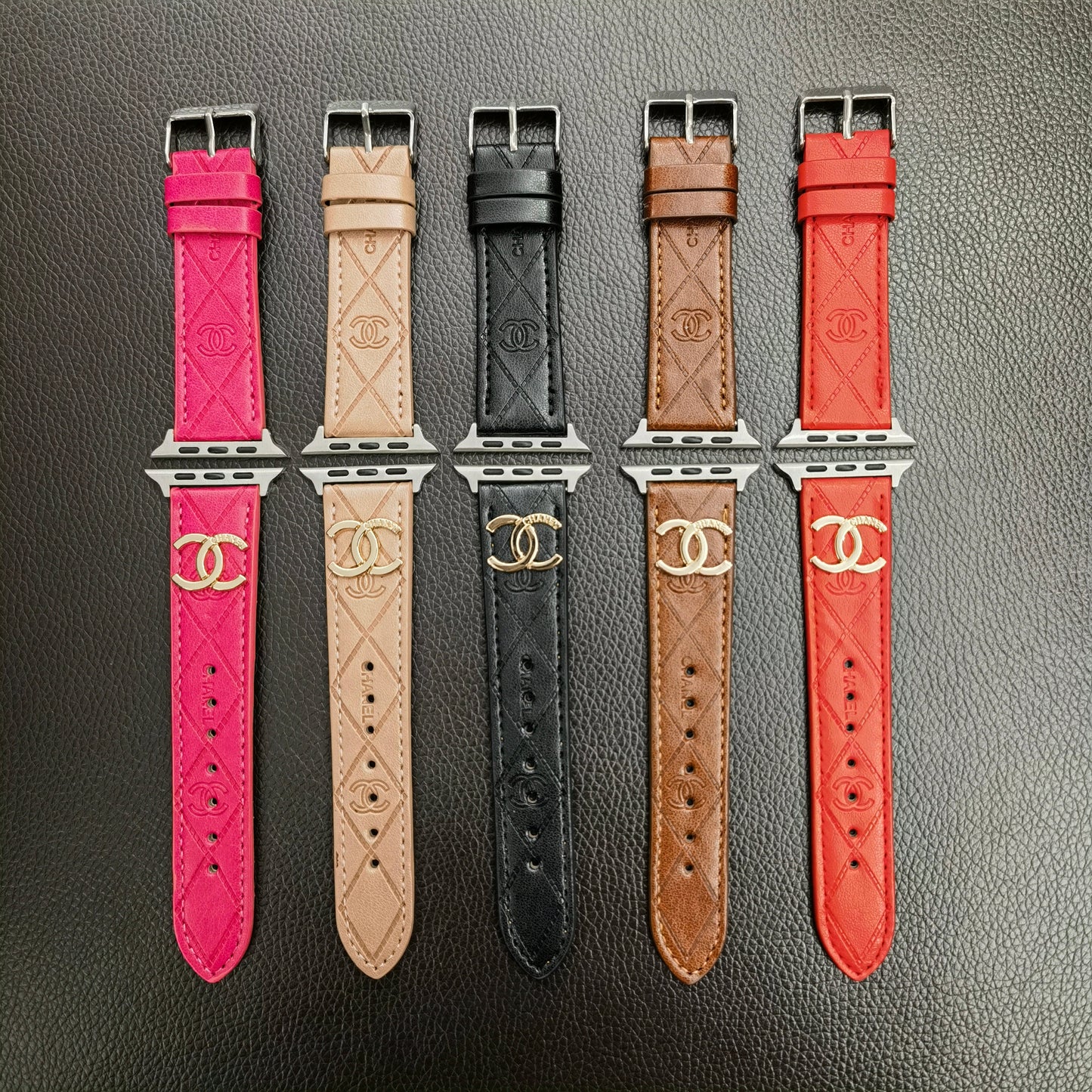 Luxury CC Watch Band Brown-YHK2405059