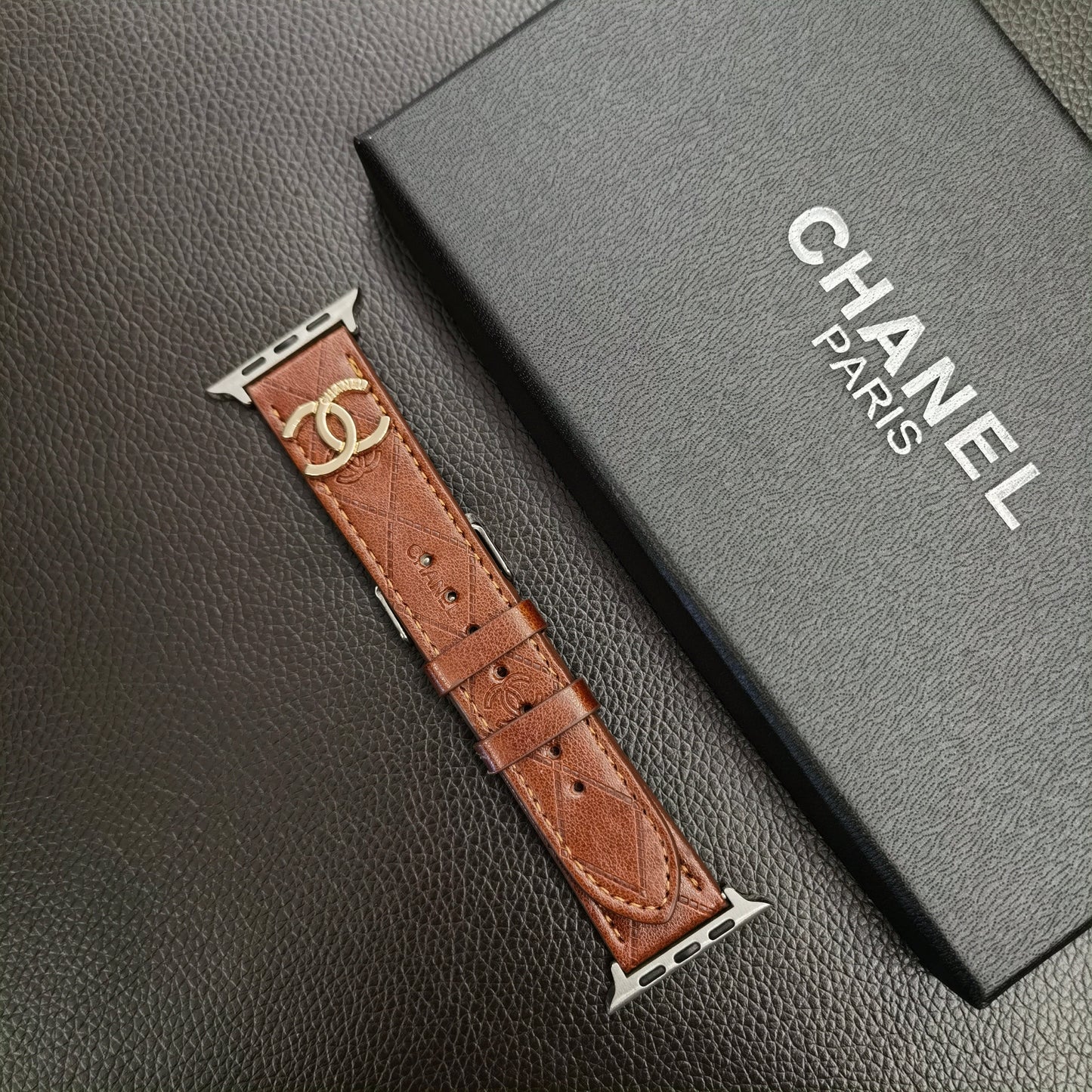 Luxury CC Watch Band Brown-YHK2405059