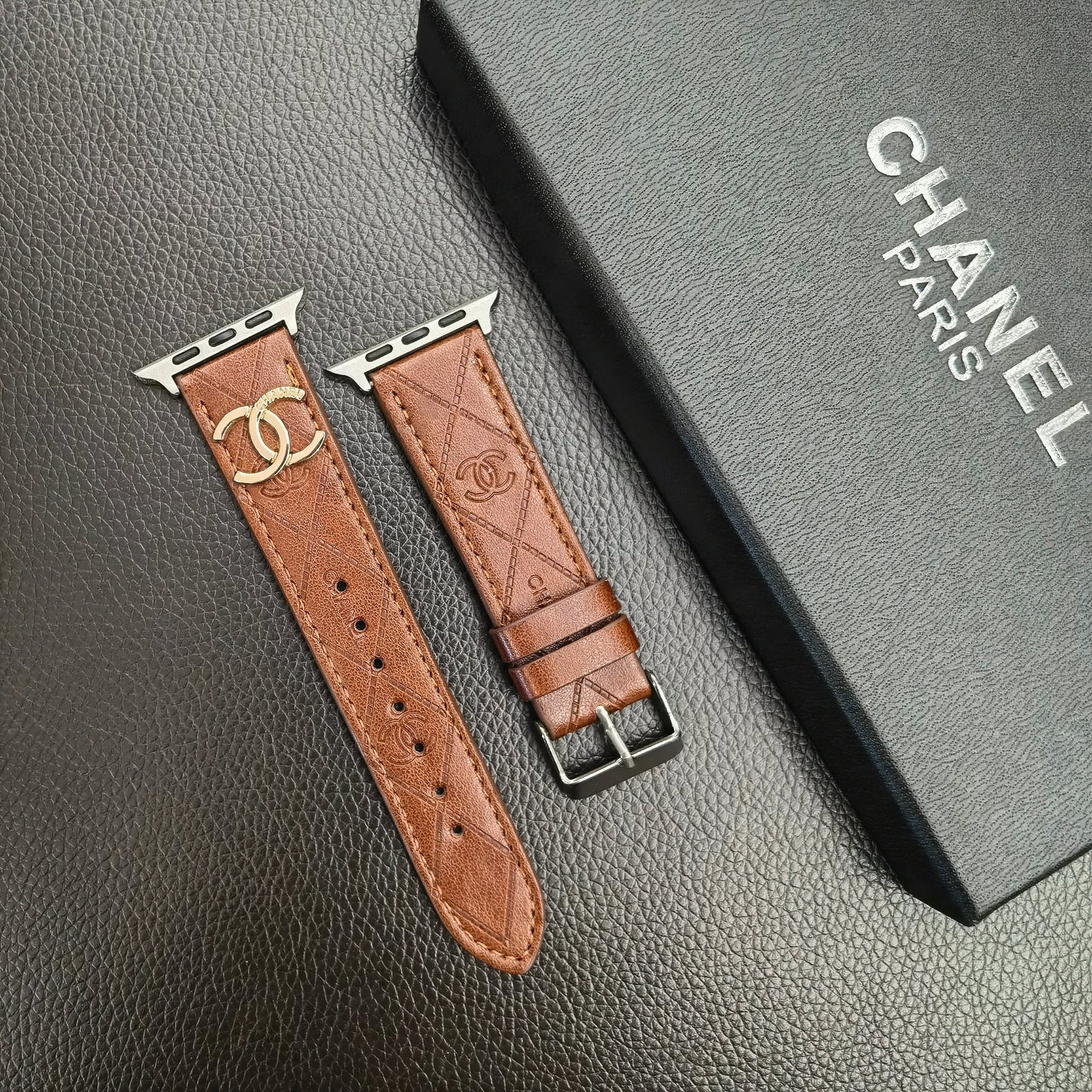 Luxury CC Watch Band Brown-YHK2405059
