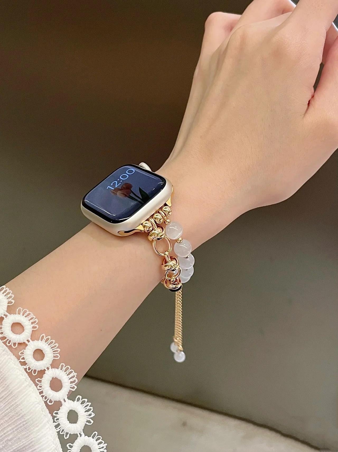 opal beads Ap Watch strap