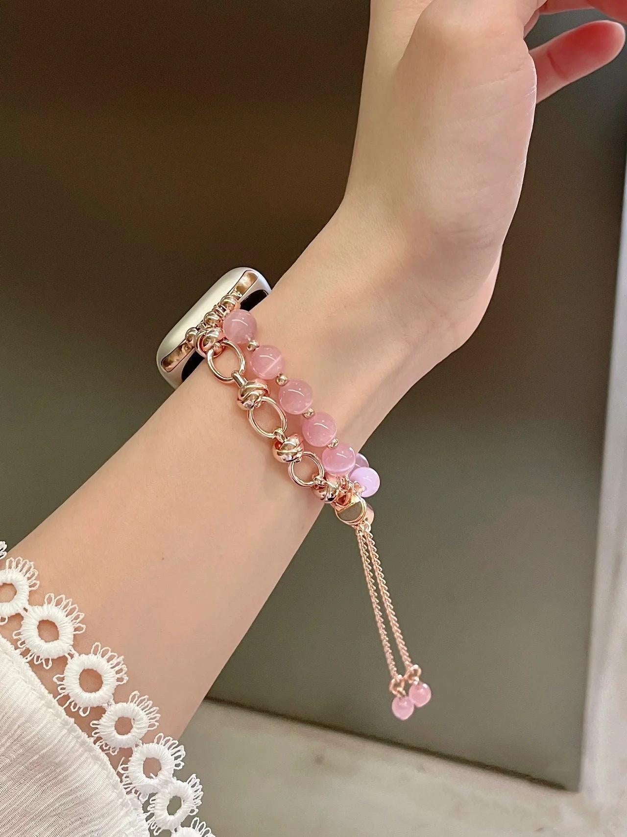 opal beads Ap Watch strap