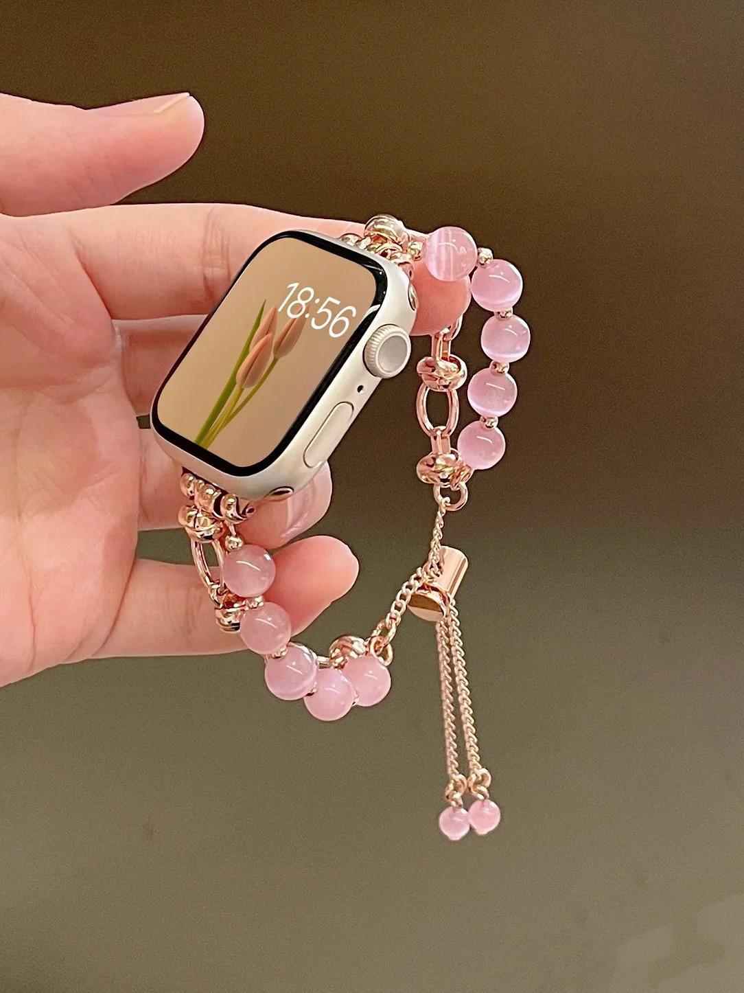 opal beads Ap Watch strap