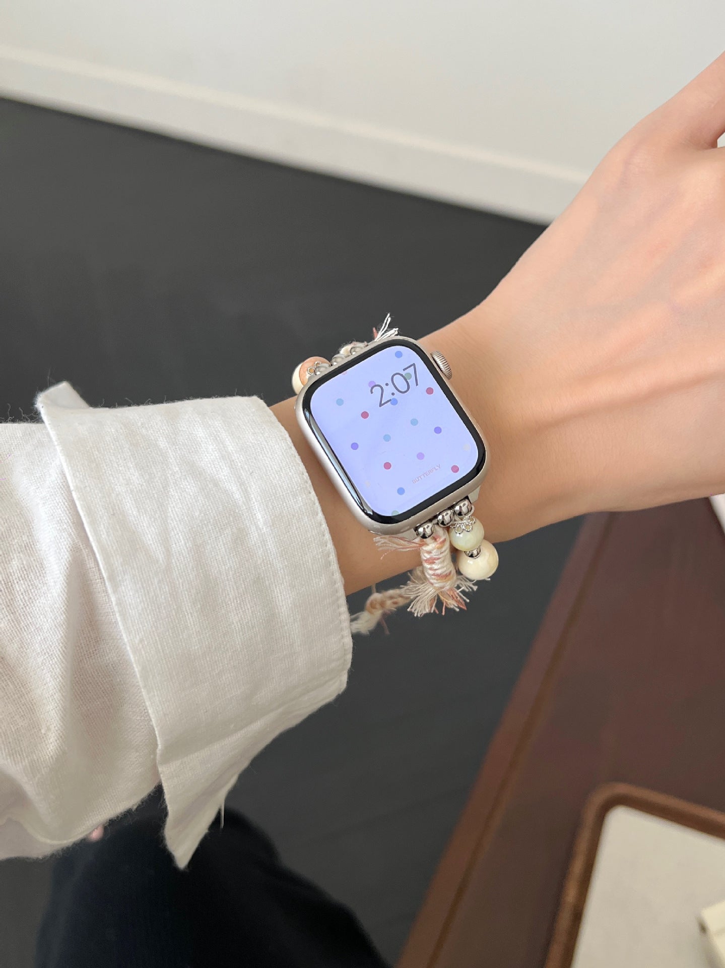 Stone Color Rope Braided Ap Watch Band