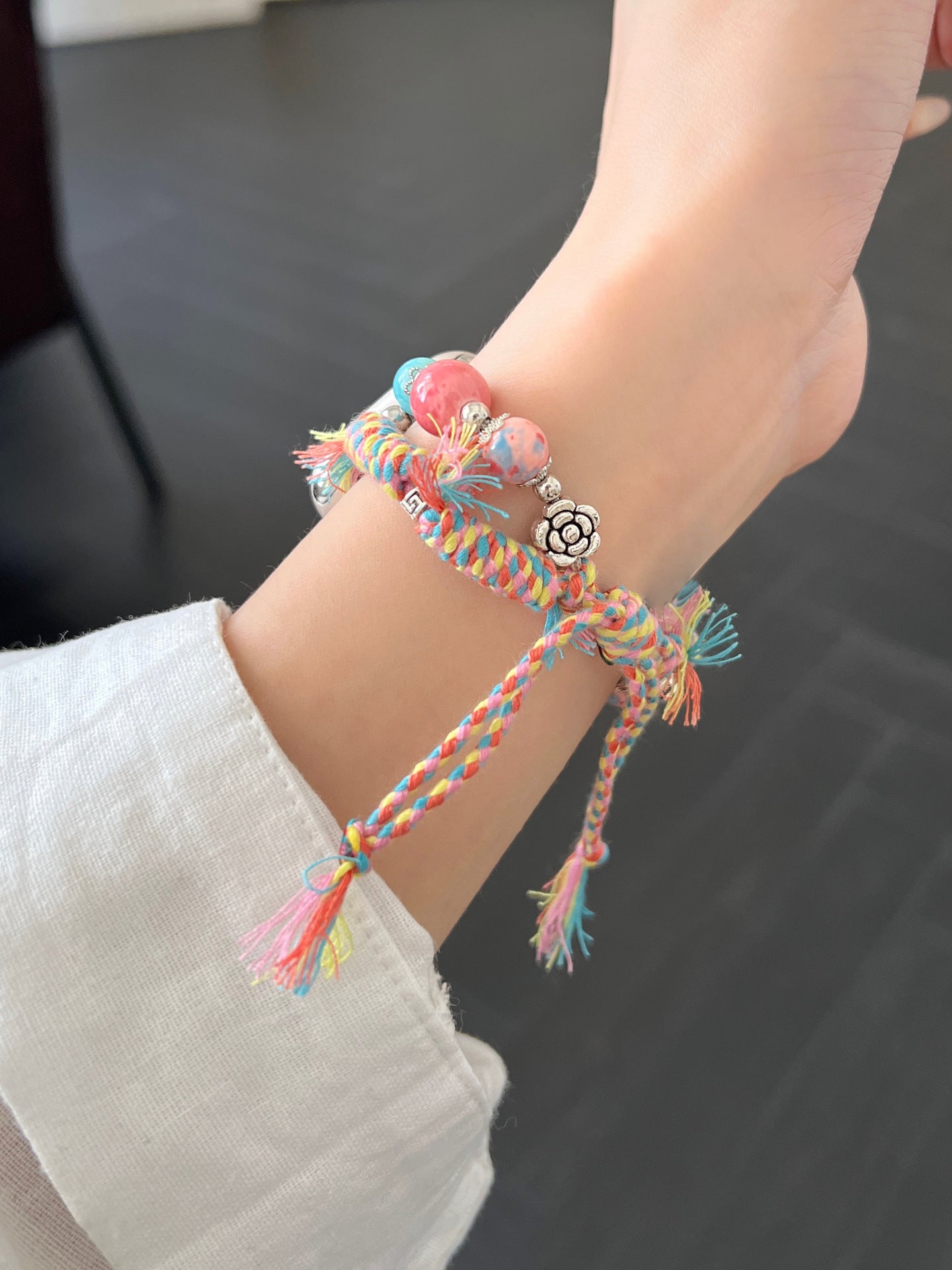 Stone Color Rope Braided Ap Watch Band
