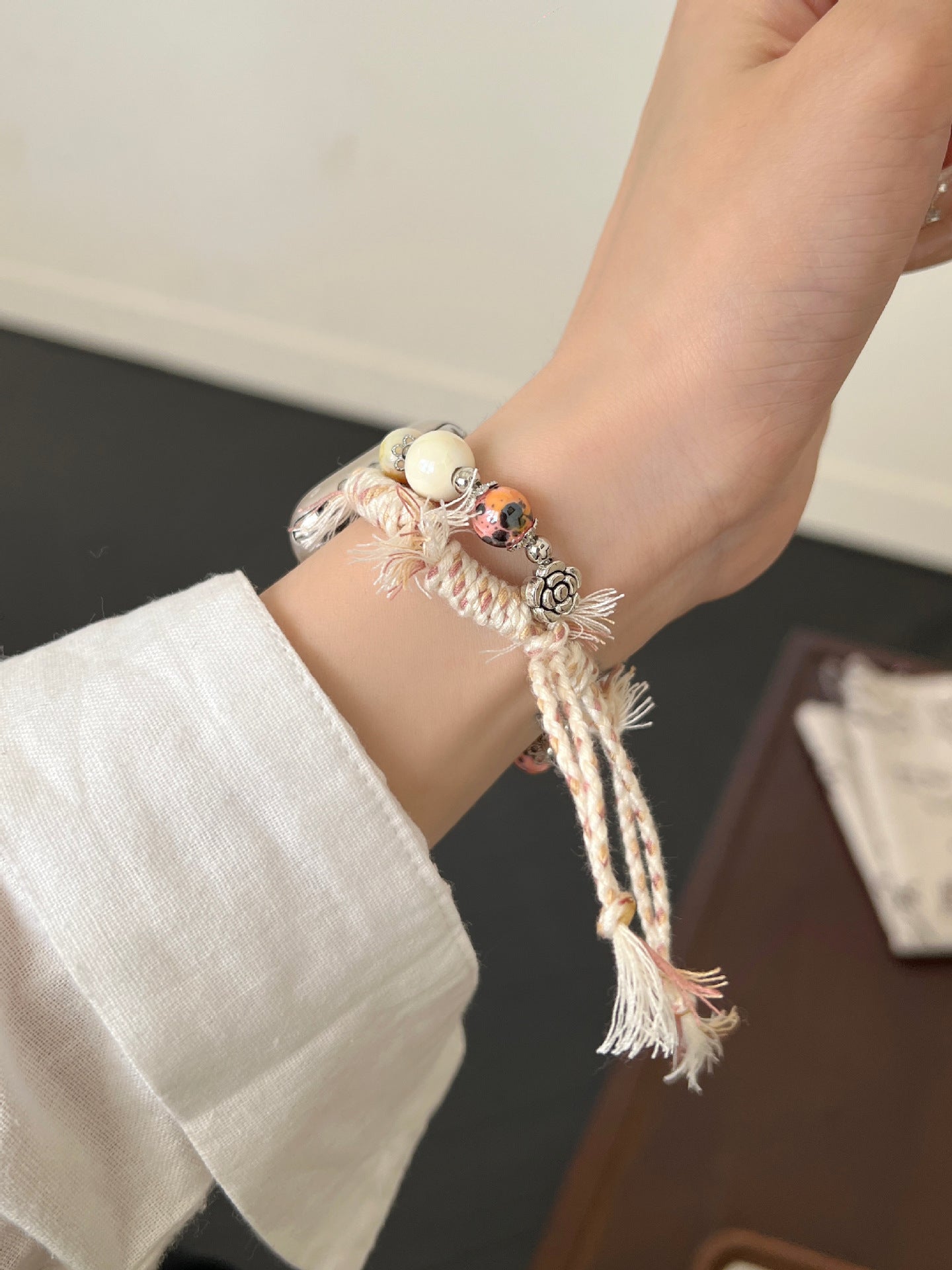 Stone Color Rope Braided Ap Watch Band