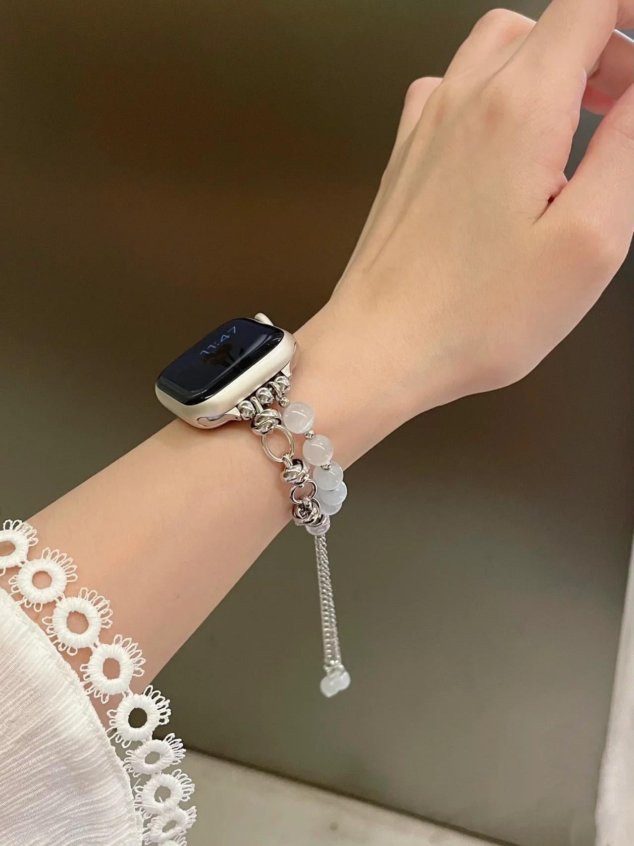 opal beads Ap Watch strap