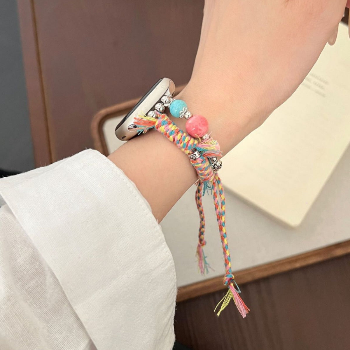 Stone Color Rope Braided Ap Watch Band
