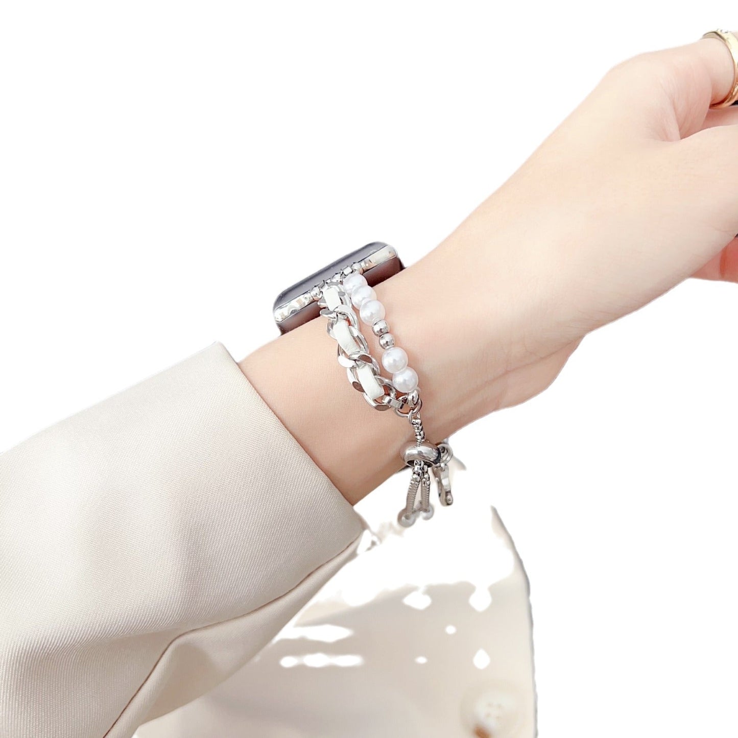 New Pearl Chain Watch Band