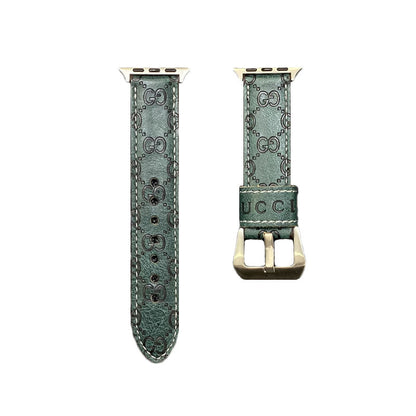 GG Watch Band Leather Black-SW24422