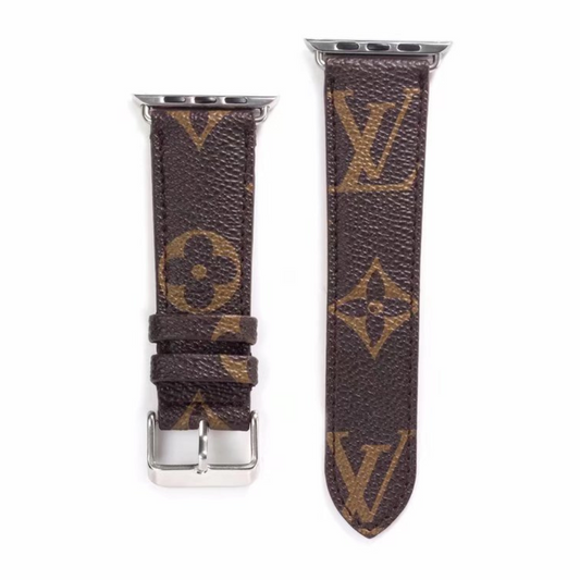 BROWN MONOGRAM LEATHER