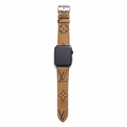 LIGHT-BROWN MONOGRAM LEATHER