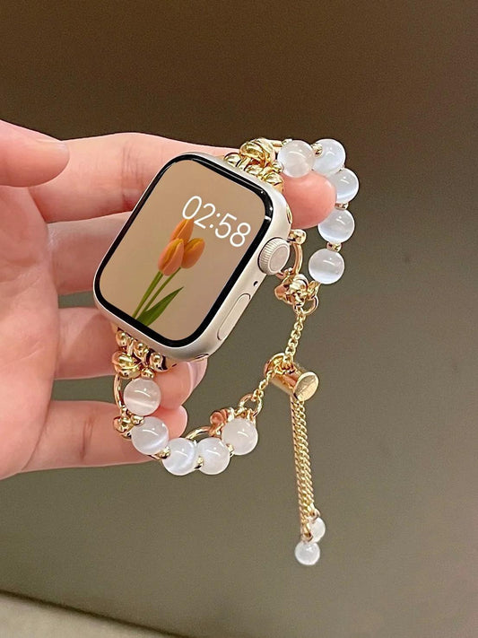 opal beads Ap Watch strap