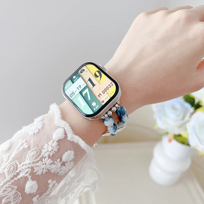 Blue and white porcelain butterfly bracelet Watch Band