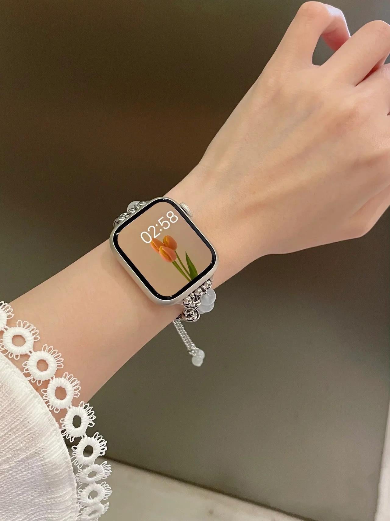 opal beads Ap Watch strap