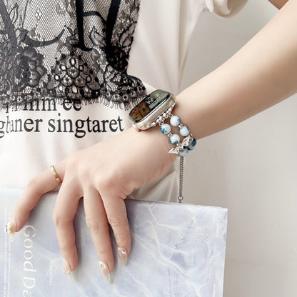 Blue and white porcelain butterfly bracelet Watch Band